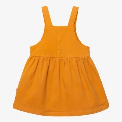 Outlet Baby Girls' Deep Yellow Apron Dress Child Dresses