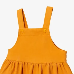 Outlet Baby Girls' Deep Yellow Apron Dress Child Dresses