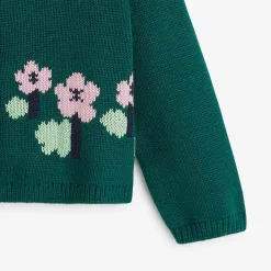 Clearance Baby Girls' Green Cardigan Child Cardigans & Sweaters