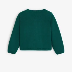 Clearance Baby Girls' Green Cardigan Child Cardigans & Sweaters