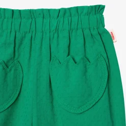 Hot Baby Girls' Green Jacquard Pants Child Pants, Shorts & Leggings