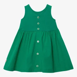 Fashion Baby Girls' Green Overall Dress Child Dresses