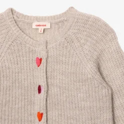 Fashion Baby Girls' Heather Grey Cardigan Child Cardigans & Sweaters