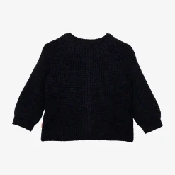 Clearance Baby Girls' Navy Blue Cardigan Child Cardigans & Sweaters
