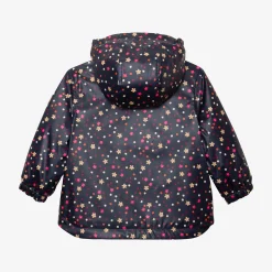 Hot Baby Girls' Navy Blue Raincoat Child Outerwear