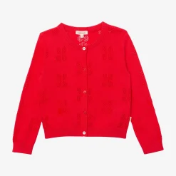 Discount Baby Girl's Pink Openwork Cardigan Child Cardigans & Sweaters