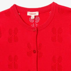Discount Baby Girl's Pink Openwork Cardigan Child Cardigans & Sweaters