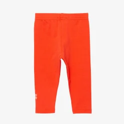 Best Baby Girl's Plain Orange Leggings Child Pants, Shorts & Leggings