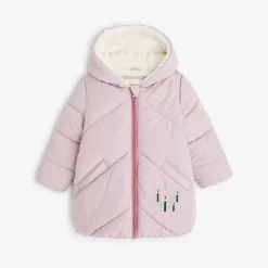 Online Baby Girls' Purple Parka Child Outerwear