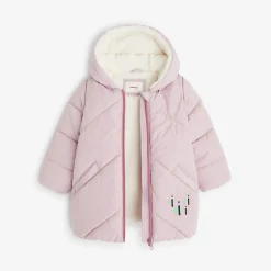 Online Baby Girls' Purple Parka Child Outerwear