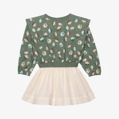 Discount Baby Girl's Trompe L'Oeil Herbarium Dress Child Dresses