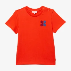 Best Baby Orange Embroidered T-Shirt Child T-Shirts, Polos & Shirts