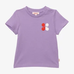 Fashion Baby Purple Embroidery T-Shirt Child T-Shirts, Polos & Shirts