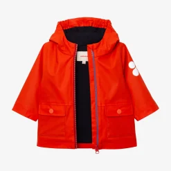Online Baby's Fiery Orange Parka Child Outerwear