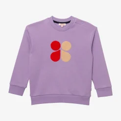 Hot Baby's Purple Butterfly Sweatshirt Child Cardigans & Sweaters