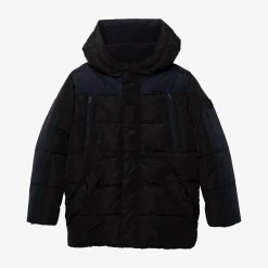 Clearance Boy Black Parka Child Outerwear