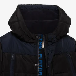 Clearance Boy Black Parka Child Outerwear