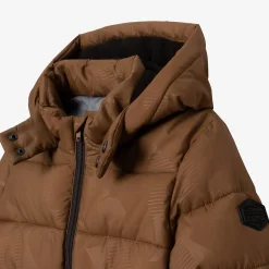 Online Boy Brown Puffer Coat Child Outerwear