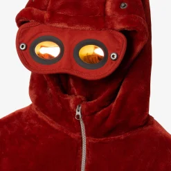 Discount Boy Burgundy Faux Fur Zip Hoodie Child Accessories