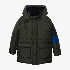 Outlet Boy Khaki Parka Child Outerwear