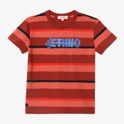 Fashion Boy Red Striped T-Shirt Child T-Shirts