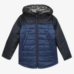 Clearance Boys' Blue Coated Puffer Jacket Child Outerwear