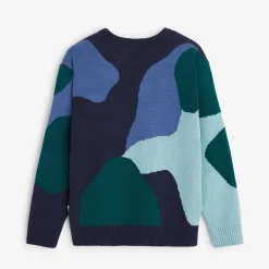Fashion Boys' Blue Knitted Sweater Child Cardigans & Sweaters