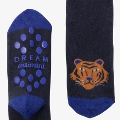 Best Boys' Blue Non-Slip Socks Child Accessories