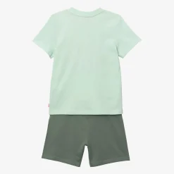 Sale Boy's Green Shorty Pajama Child Sleepwear & Loungewear