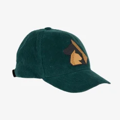 New Boys' Green Velvet Graphic Hat Child Accessories