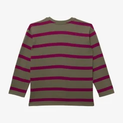 Best Boys' Kaki And Purple T-Shirt Child T-Shirts