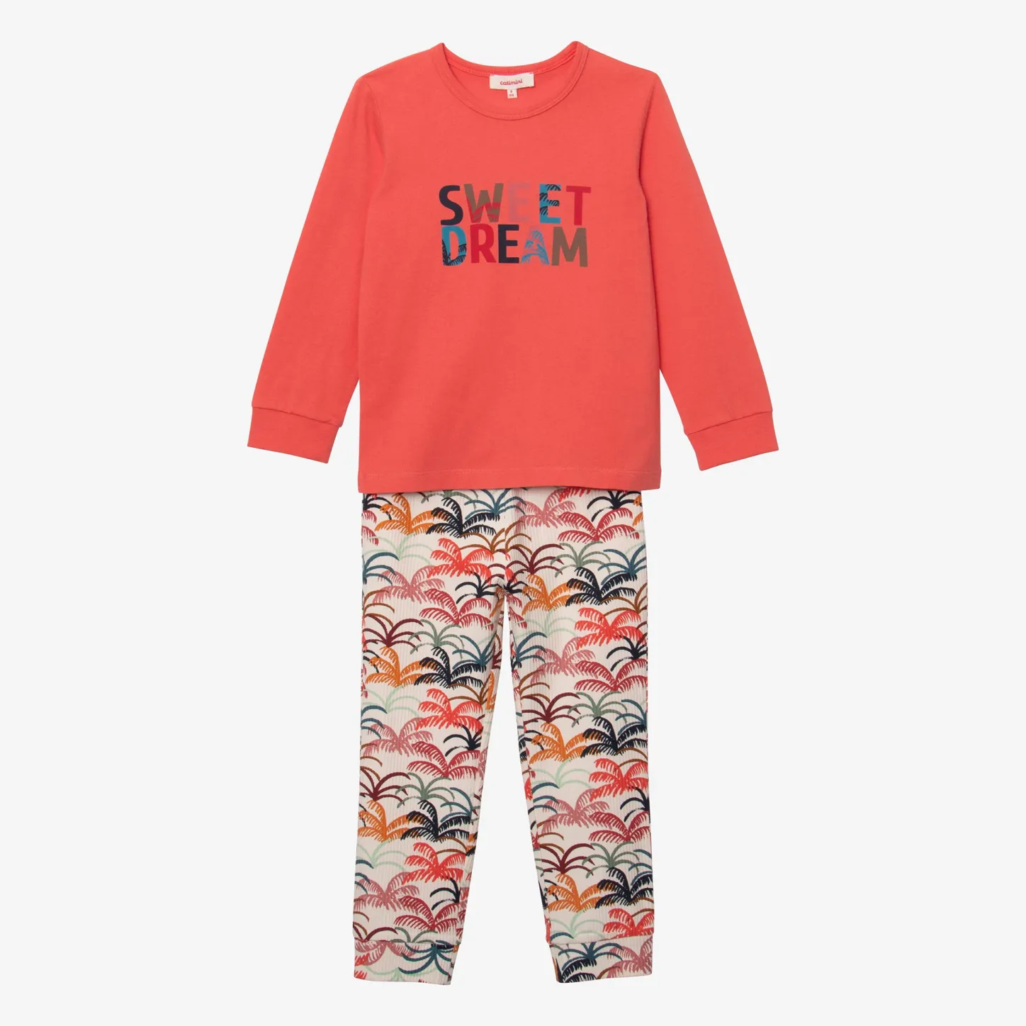 Clearance Boy's Palm Tree Pajama Set Child Sleepwear & Loungewear