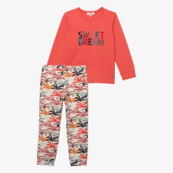 Clearance Boy's Palm Tree Pajama Set Child Sleepwear & Loungewear
