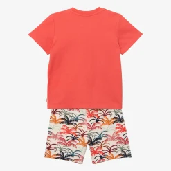 Clearance Boy's Palm Tree Shorty Pajama Child Sleepwear & Loungewear
