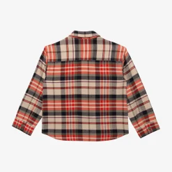 Online Boys' Plaid Overshirt Child Shirts & Polos
