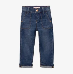 Outlet Boys' Regular Fit Blue Jeans Child Pants
