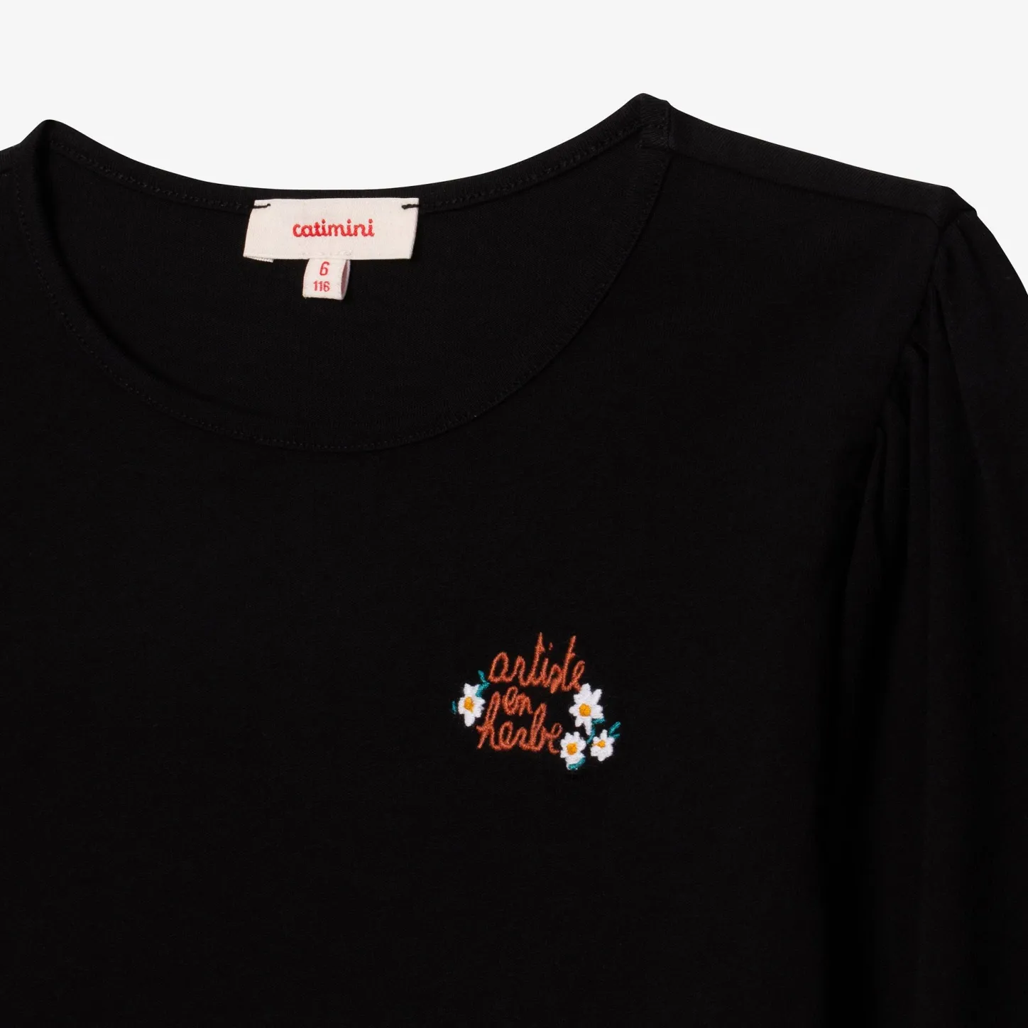 Outlet Girl Black Long Sleeve T-Shirt Child T-Shirts & Tops