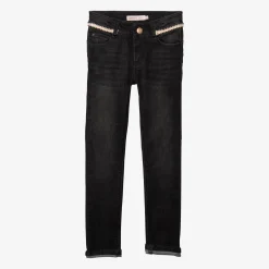 Outlet Girl Black Skinny Denim Pants Child Pants & Shorts