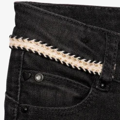 Outlet Girl Black Skinny Denim Pants Child Pants & Shorts