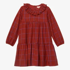 Best Girl Checked Tiered Dress Child Dresses & Skirts