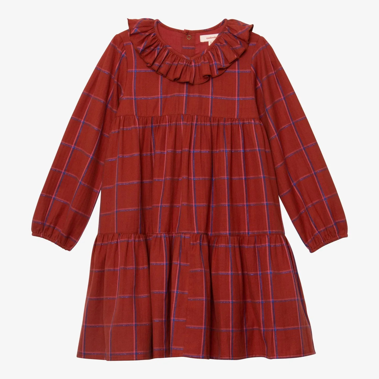 Best Girl Checked Tiered Dress Child Dresses & Skirts