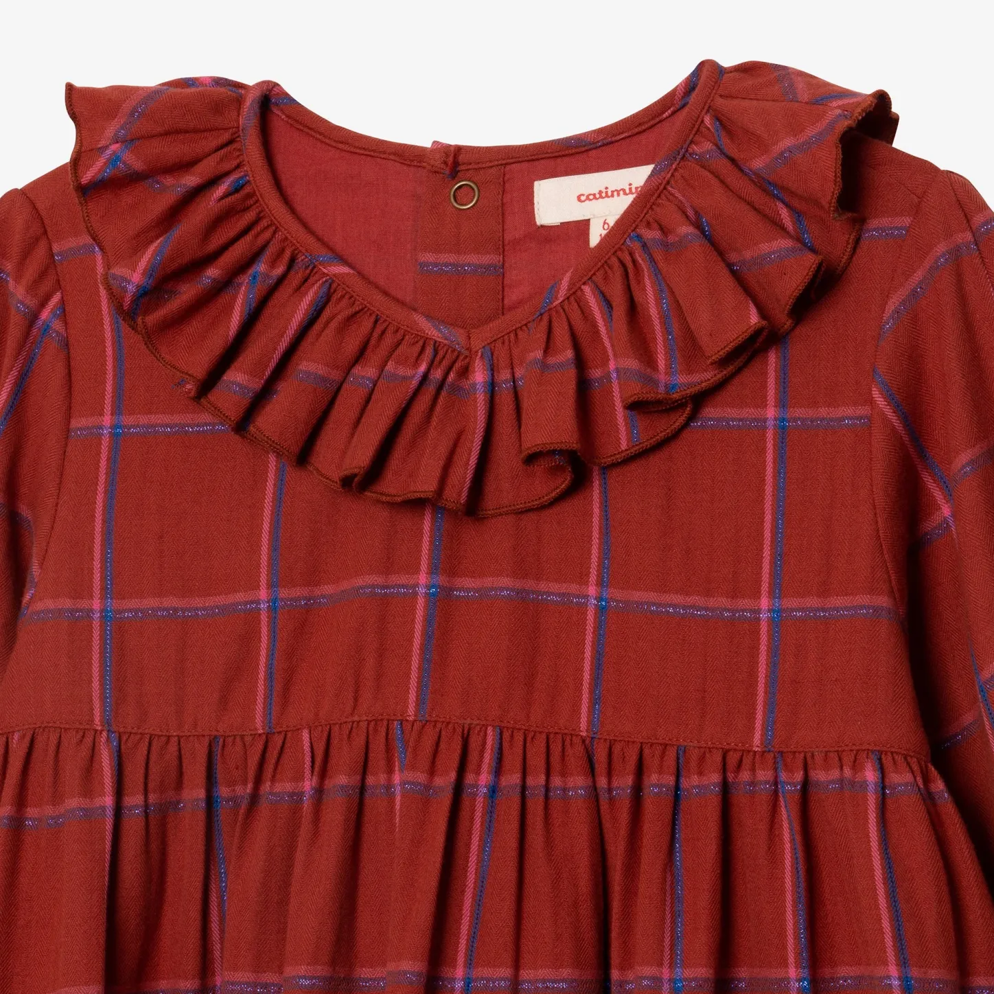 Best Girl Checked Tiered Dress Child Dresses & Skirts