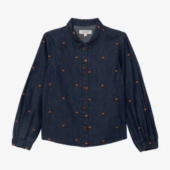 New Girl Denim Long Sleeve Shirt Child T-Shirts & Tops