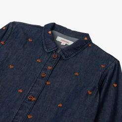 New Girl Denim Long Sleeve Shirt Child T-Shirts & Tops