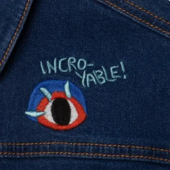 Best Girl Embroidered Denim Jacket Child Outerwear