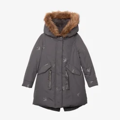 Discount Girl Grey Parka Child Outerwear