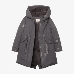 Discount Girl Grey Parka Child Outerwear