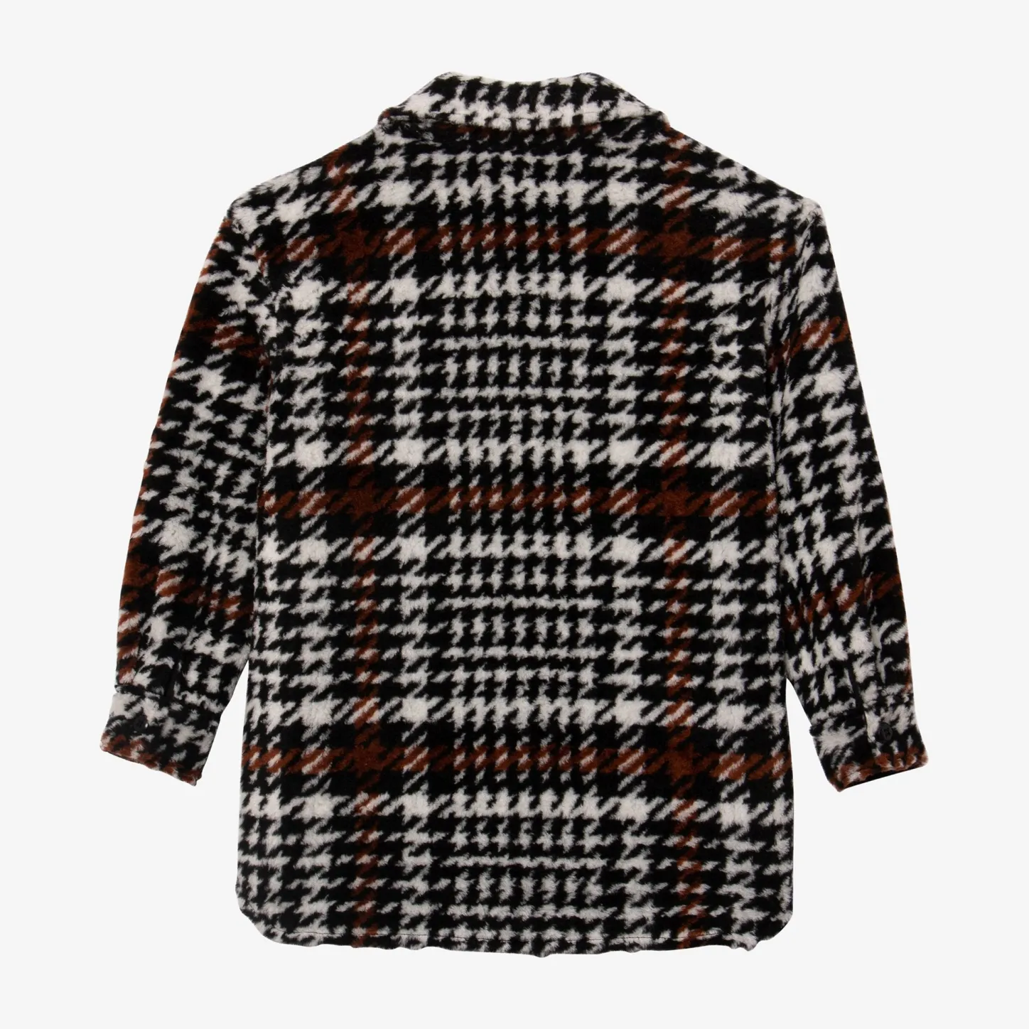 Outlet Girl Houndstooth Overshirt Child Outerwear