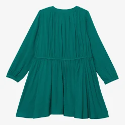 Best Girl Long Sleeve Green Dress Child Dresses & Skirts