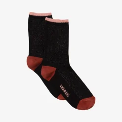 Clearance Girl Lurex Black Socks Child Accessories